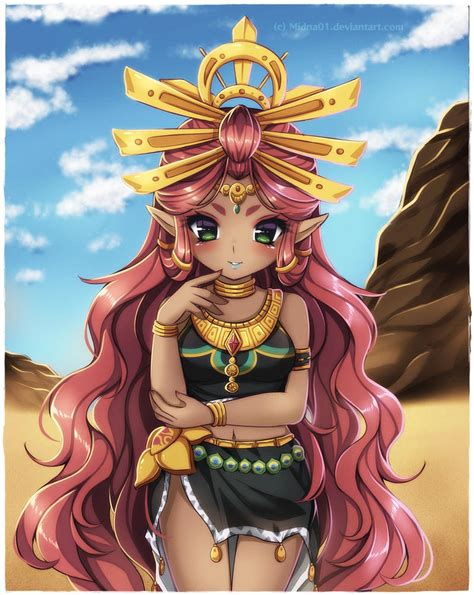 Based on KoumeKotake and Ganondorf Gerudo can live for an incredibly long time, so its possible Urbosas daughter had Riju at 88 years old. . Sexy riju